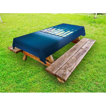 Abigail Outdoor Tablecloth Alphabet Letters for Sweet Birthday Cake Topping on Blue Backdrop Image Decorative Washable Fabric Picnic Table Cloth 58 X 84 Inches Blue and Multicolor by Ambesonne
Abigail Outdoor Tablecloth Alphabet Letters for Sweet Birthday Cake Topping on Blue Backdrop Image Decorative Washable Fabric Picnic Table Cloth 58 X 84 Inches Blue and Multicolor by Ambesonne