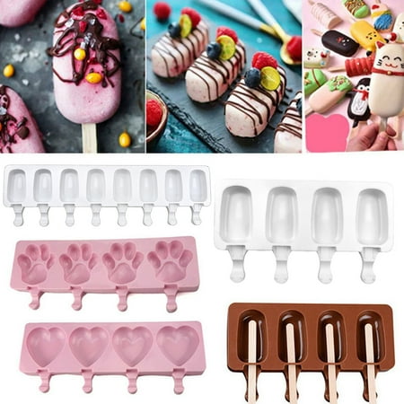 LASPERAL Popsicle Molds Set Food Grade Silicone Ice Cream Molds Ice Pop Mold Ice Cream Bar Molds Maker with Wooden Sticks for DIY Popsicle
LASPERAL Popsicle Molds Set Food Grade Silicone Ice Cream Molds Ice Pop Mold Ice Cream Bar Molds Maker with Wooden Sticks for DIY Popsicle