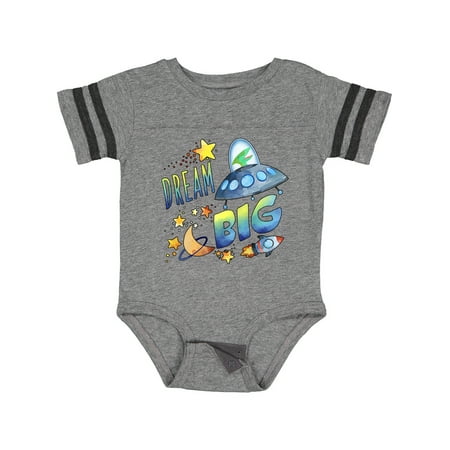 Inktastic Dream Big Cute Space Dinosaur Flying Spaceship Gift Baby Boy or Baby Girl Bodysuit
Inktastic Dream Big Cute Space Dinosaur Flying Spaceship Gift Baby Boy or Baby Girl Bodysuit