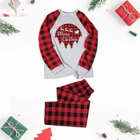 TWIFER Christmas Family Clothes Matching Family Pajamas Sets Christmas Letter And Plaid Printed Long Sleeve Sleepwear Tee And Bottom Loungewear (Dad)
TWIFER Christmas Family Clothes Matching Family Pajamas Sets Christmas Letter And Plaid Printed Long Sleeve Sleepwear Tee And Bottom Loungewear (Dad)