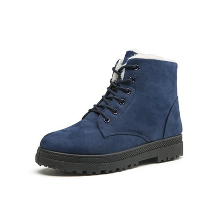 Tenmix Ladies Mid Calf Boot Plush Lining Snow Boots Round Toe Winter Warm Shoes Lace Up Walking Breathable Slip Resistant Blue US 6
Tenmix Ladies Mid Calf Boot Plush Lining Snow Boots Round Toe Winter Warm Shoes Lace Up Walking Breathable Slip Resistant Blue US 6