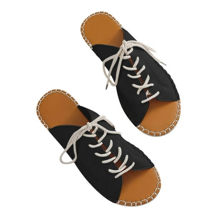 Kukoosong Sandals Women Beach Sandals Summer Non-Slip Causal Slippers Flat Sandals for Women Black 35
Kukoosong Sandals Women Beach Sandals Summer Non-Slip Causal Slippers Flat Sandals for Women Black 35