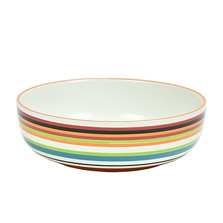 Omniware Multi Stripe Stoneware Serving Bowl Set of 4
