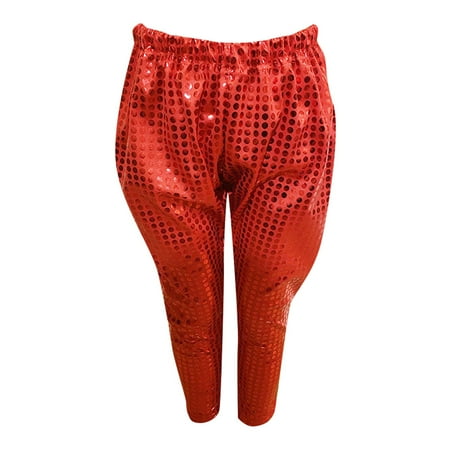 TIREOW Casual Kid Pants Boys and Girls Spring/Autumn Multicolor Solid Sequin Elastic Waist Pants Party Birthday Performance Daily Outdoor Trousers(4-5 Years Red)
TIREOW Casual Kid Pants Boys and Girls Spring/Autumn Multicolor Solid Sequin Elastic Waist Pants Party Birthday Performance Daily Outdoor Trousers(4-5 Years Red)