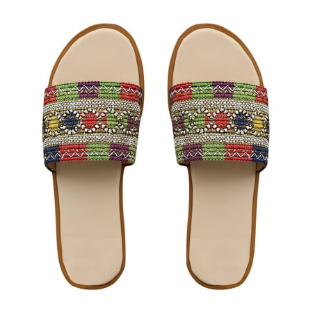 Luxury Boho Flat Sandals for Women Pearl Decor Open Toe Trendy Slide Sandal Going Out Resort Beach Slippers Summer
Luxury Boho Flat Sandals for Women Pearl Decor Open Toe Trendy Slide Sandal Going Out Resort Beach Slippers Summer