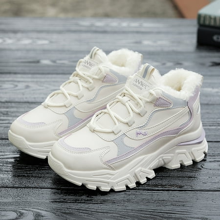 Women‘s Fleece Liner Fuzzy Sneakers Lace Up High Top Warm Casual Shoes Women‘s Footwear
Women‘s Fleece Liner Fuzzy Sneakers Lace Up High Top Warm Casual Shoes Women‘s Footwear