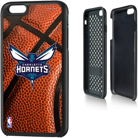 Charlotte Hornets Basketball Design Apple iPhone 6 Plus Rugged Case by Keyscaper