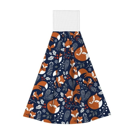 Easygdp Vintage Blue Fox Family Kitchen Hand Towels Hanging Tie Towels Fast Drying Dish Cloth with Loop for Bathroom Restroom Home Decor
Easygdp Vintage Blue Fox Family Kitchen Hand Towels Hanging Tie Towels Fast Drying Dish Cloth with Loop for Bathroom Restroom Home Decor