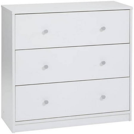 Studio 3 Drawer Dresser White Walmart
