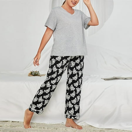 Big Holiday Savings Ahomtoey Women s Fashion Loose Oversize Casual Wear Short Sleeved Housewear Pajama Suit Family Gifts Great Gift for Less on Clearence
Big Holiday Savings Ahomtoey Women s Fashion Loose Oversize Casual Wear Short Sleeved Housewear Pajama Suit Family Gifts Great Gift for Less on Clearence