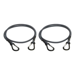 Keeper Keeper - 6082 - Gray Carabiner Style Bungee Cord 48 in. L x 0.315 in. - 1/Pack
