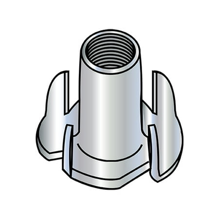 5/16-18X7/16 4 Prong Tee Nut Zinc (Pack Qty 1 000) BC-3107NT4