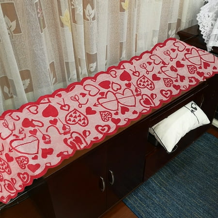 DoubleYi Placemat Hanging Background Red Lace Convenient Lovely Lace Table Runner Set
DoubleYi Placemat Hanging Background Red Lace Convenient Lovely Lace Table Runner Set
