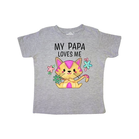 Inktastic My Papa Loves Me with Cute Kitten and Flowers Gift Toddler Boy or Toddler Girl T-Shirt
Inktastic My Papa Loves Me with Cute Kitten and Flowers Gift Toddler Boy or Toddler Girl T-Shirt