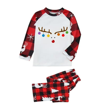 Christmas Pajamas for Family Parent-Child Outfit Winter Fall Sleepwear Matching Cute Big Headed Deer Print Pjs Plaid Long Sleeve Tops Pants Soft Casusal Holiday Sleepwear Pajama Sets
Christmas Pajamas for Family Parent-Child Outfit Winter Fall Sleepwear Matching Cute Big Headed Deer Print Pjs Plaid Long Sleeve Tops Pants Soft Casusal Holiday Sleepwear Pajama Sets