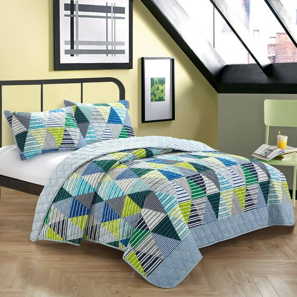 Heritage Club Be Brave Geo Quilt Set