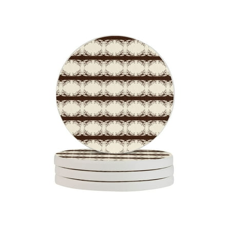 Circular Drink Coasters Set European Floral Border Pattern Beautiful Home Decor Diatomite Heat-Resistant Diatomite Protect Table Countertop
Circular Drink Coasters Set European Floral Border Pattern Beautiful Home Decor Diatomite Heat-Resistant Diatomite Protect Table Countertop