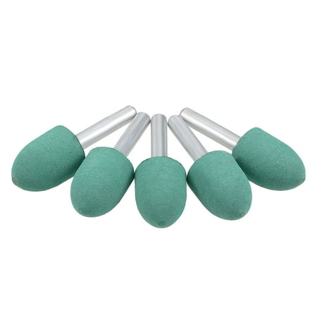 18mm Rubber Mounted Points Tapered with 1/4-inch Shank Polishing Buffing Wheels for Rotary Tools Green 5pcs
18mm Rubber Mounted Points Tapered with 1/4-inch Shank Polishing Buffing Wheels for Rotary Tools Green 5pcs