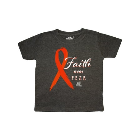 Inktastic Faith Over Fear World AIDS Day with Red Ribbon Gift Toddler Boy or Toddler Girl T-Shirt
Inktastic Faith Over Fear World AIDS Day with Red Ribbon Gift Toddler Boy or Toddler Girl T-Shirt