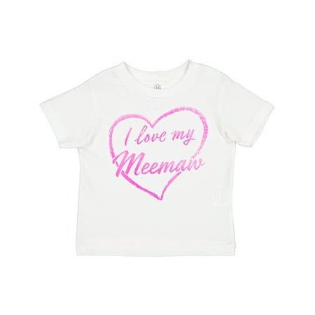 Inktastic I Love My Meemaw in Pink Chalk Heart Gift Toddler Boy or Toddler Girl T-Shirt
Inktastic I Love My Meemaw in Pink Chalk Heart Gift Toddler Boy or Toddler Girl T-Shirt