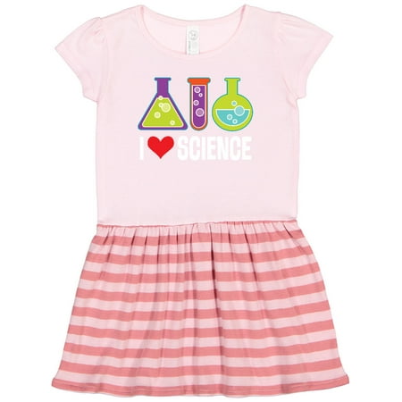 Inktastic I Love Science Chemistry Teacher Gift Toddler Girl Dress