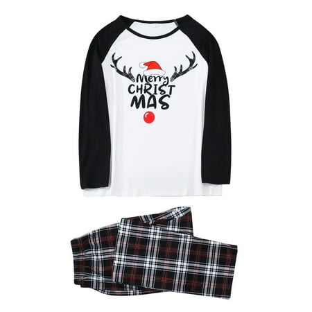 ZHUASHUM Christmas Deer Plaid Print Long Sleeve Xmas Sleepwear Holiday Family Matching Pajamas
ZHUASHUM Christmas Deer Plaid Print Long Sleeve Xmas Sleepwear Holiday Family Matching Pajamas