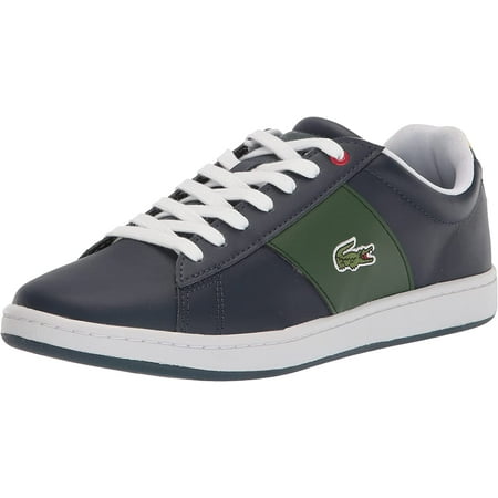 

Lacoste Mens Carnaby Evo SMA Sneaker 7.5 Nvy/Grn