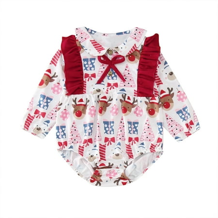 Rovga Toddler Girls Clothing Baby Girls Boys Christmas Deer Tree Gentleman Bow Romper Bodysuit Outfits Clothes
Rovga Toddler Girls Clothing Baby Girls Boys Christmas Deer Tree Gentleman Bow Romper Bodysuit Outfits Clothes