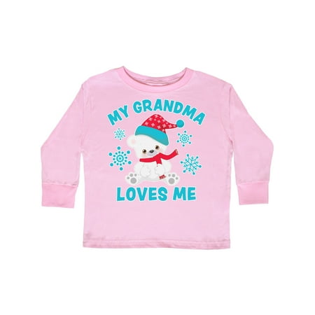 Inktastic Polar Bear My Grandma Loves Me in Santa Hat with Snowflakes Gift Toddler Boy or Toddler Girl Long Sleeve T-Shirt
Inktastic Polar Bear My Grandma Loves Me in Santa Hat with Snowflakes Gift Toddler Boy or Toddler Girl Long Sleeve T-Shirt