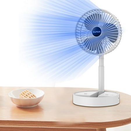 Julam USB Rechargeable Desk Fan Telescopic Tabletop Silent Air Circulator Fan Low Noise for Nightstand 180-Degree Rotating Head USB Charging Quiet Desktop Fans Powerful 3 Gear Wireless Usage typical
Julam USB Rechargeable Desk Fan Telescopic Tabletop Silent Air Circulator Fan Low Noise for Nightstand 180-Degree Rotating Head USB Charging Quiet Desktop Fans Powerful 3 Gear Wireless Usage typical