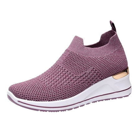 GNEIKDEING Women Wedge Trainer Shoes Leisure Breathable Mesh Outdoor Fitness Running Sport Sneakers Casual Shoes Gift on Clearance
GNEIKDEING Women Wedge Trainer Shoes Leisure Breathable Mesh Outdoor Fitness Running Sport Sneakers Casual Shoes Gift on Clearance