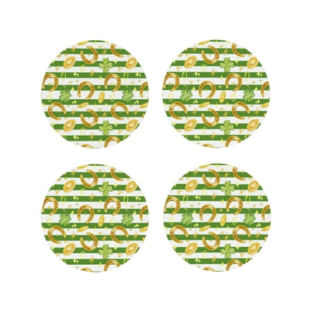 Drink Coasters Set of 4 Watercolor St Patrick Day Leather Coasters for Coffee Table Protector Heat Resistant Cute Coasters for Home Decor Housewarming Gifts Bar Kitchen 4 Inch Round Shape
Drink Coasters Set of 4 Watercolor St Patrick Day Leather Coasters for Coffee Table Protector Heat Resistant Cute Coasters for Home Decor Housewarming Gifts Bar Kitchen 4 Inch Round Shape