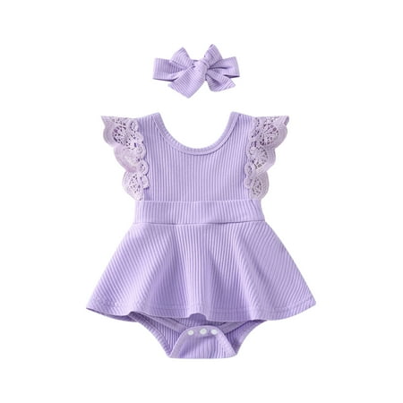 Bagilaanoe Newborn Baby Girl Romper Dress Ribbed Lace Princess Dress Sleeveless Bodysuit 3M 6M 12M 18M 24M Birthday Party Wedding Clothes
Bagilaanoe Newborn Baby Girl Romper Dress Ribbed Lace Princess Dress Sleeveless Bodysuit 3M 6M 12M 18M 24M Birthday Party Wedding Clothes
