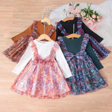 Symoid Dresses for Toddler Girls Clearance Long Sleeve Christmas Gifts Graphic Printed Kids Brown Fall and Winter Clothes Size 4-5 Years
Symoid Dresses for Toddler Girls Clearance Long Sleeve Christmas Gifts Graphic Printed Kids Brown Fall and Winter Clothes Size 4-5 Years