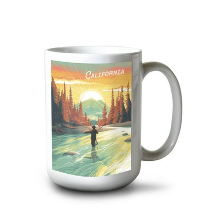 Lantern Press 15 fl oz Ceramic Mug Colorado This is Living Fishing with Mountain Dishwasher & Microwave Safe
Lantern Press 15 fl oz Ceramic Mug Colorado This is Living Fishing with Mountain Dishwasher & Microwave Safe