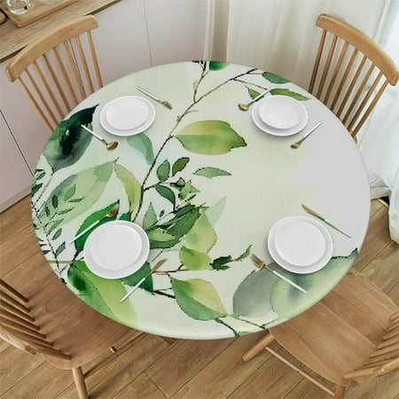 Orinice Green Leaves Round Table Cover Stain Resistant Washable for Indoor Outdoor Kitchen Dining Wedding Parties 100% Polyester Fiber 54-58
Orinice Green Leaves Round Table Cover Stain Resistant Washable for Indoor Outdoor Kitchen Dining Wedding Parties 100% Polyester Fiber 54-58