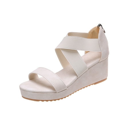Wazshop Women s Sandal Beach Casual Shoes Summer Wedge Sandals Lightweight Ankle Strap Women Platform Elastic Band Beige 9
Wazshop Women s Sandal Beach Casual Shoes Summer Wedge Sandals Lightweight Ankle Strap Women Platform Elastic Band Beige 9