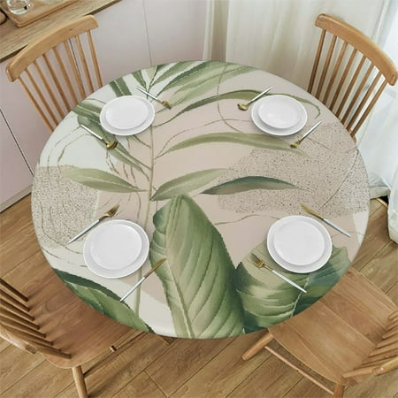 Orinice Green Plant Round Table Cover Stain Resistant Washable Indoor Outdoor Tablecloth Kitchen Dining Wedding Parties 100% Polyester Fiber 38-42
Orinice Green Plant Round Table Cover Stain Resistant Washable Indoor Outdoor Tablecloth Kitchen Dining Wedding Parties 100% Polyester Fiber 38-42