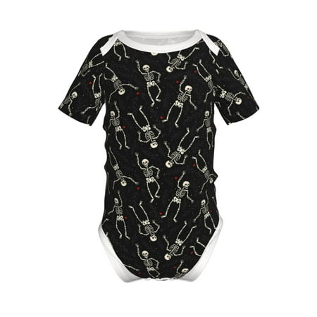 Yiaed Happy Skeletons Dancing Print Infant Climbing Short Sleeve Onesie One-Piece Baby Bodysuit Clothes 0-12 Months -9M
Yiaed Happy Skeletons Dancing Print Infant Climbing Short Sleeve Onesie One-Piece Baby Bodysuit Clothes 0-12 Months -9M