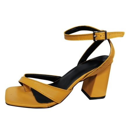 Fashion Women s High Heels Breathable Lace-up Shoes Casual Toe-knob Sandals Pu Orange sandals for Women
Fashion Women s High Heels Breathable Lace-up Shoes Casual Toe-knob Sandals Pu Orange sandals for Women