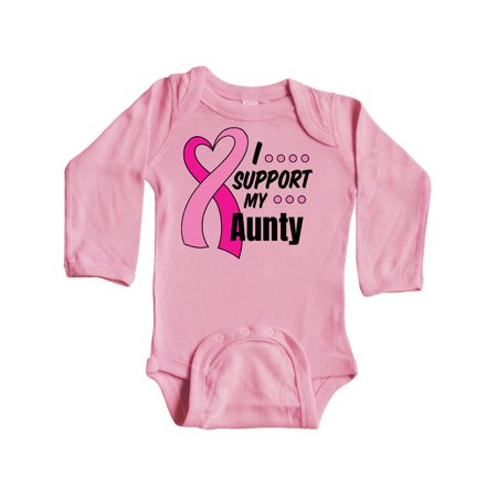 Inktastic Breast Cancer Awareness I Support My Aunty with Pink Ribbon Gift Baby Boy or Baby Girl Long Sleeve Bodysuit
Inktastic Breast Cancer Awareness I Support My Aunty with Pink Ribbon Gift Baby Boy or Baby Girl Long Sleeve Bodysuit