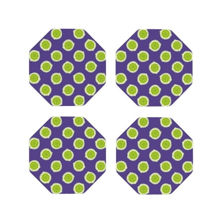 Leather Coasters of 4 Cute Limes Purple Drink Coasters Foe Tabletop Protection Funny Desk Coasters Good Housewarming Gifts Octagon
Leather Coasters of 4 Cute Limes Purple Drink Coasters Foe Tabletop Protection Funny Desk Coasters Good Housewarming Gifts Octagon