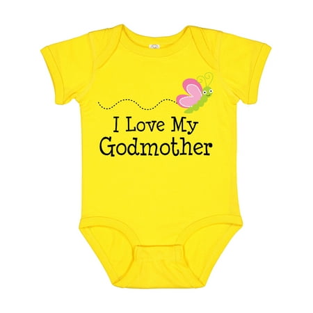 Inktastic I Love My Godmother Gift Baby Girl Bodysuit