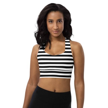 Black & White longline sports bra
Black & White longline sports bra