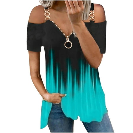 Workout Tops for Women Flannel Shirts for Women Women s V-Neck Loose Zipper Tank Tops Casual Printing Short Sleeve Blouse Cute Tops for Women Summer Savings Tops for Women Blue XL
Workout Tops for Women Flannel Shirts for Women Women s V-Neck Loose Zipper Tank Tops Casual Printing Short Sleeve Blouse Cute Tops for Women Summer Savings Tops for Women Blue XL