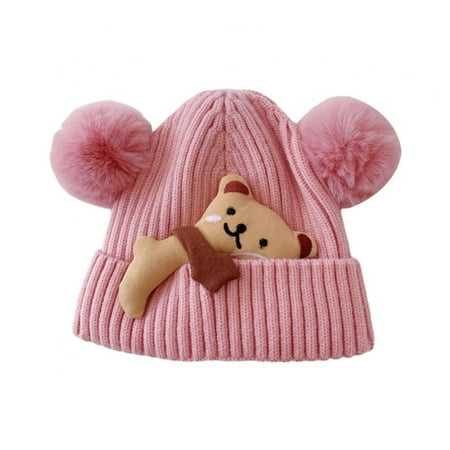 Kids Winter Beanie Knitted Hats for Toddler Baby Girls Boys Animal Faux Fur Double Pom Pom Cute Infant Stocking Cap
Kids Winter Beanie Knitted Hats for Toddler Baby Girls Boys Animal Faux Fur Double Pom Pom Cute Infant Stocking Cap