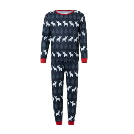 Eyicmarn Christmas Family Matching Pajamas Reindeer Print Long-Sleeve Tops with Pants Suit for Father Mother Kids Baby Blue
Eyicmarn Christmas Family Matching Pajamas Reindeer Print Long-Sleeve Tops with Pants Suit for Father Mother Kids Baby Blue