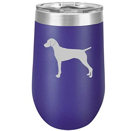 16 oz Double Wall Vacuum Insulated Stainless Steel Stemless Wine Tumbler Glass Coffee Travel Mug With Lid Vizsla (Purple)
16 oz Double Wall Vacuum Insulated Stainless Steel Stemless Wine Tumbler Glass Coffee Travel Mug With Lid Vizsla (Purple)