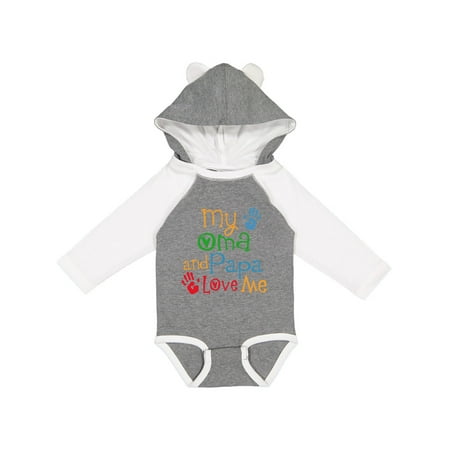 Inktastic My Oma and Papa Love Me Gift Baby Boy or Baby Girl Long Sleeve Bodysuit
Inktastic My Oma and Papa Love Me Gift Baby Boy or Baby Girl Long Sleeve Bodysuit