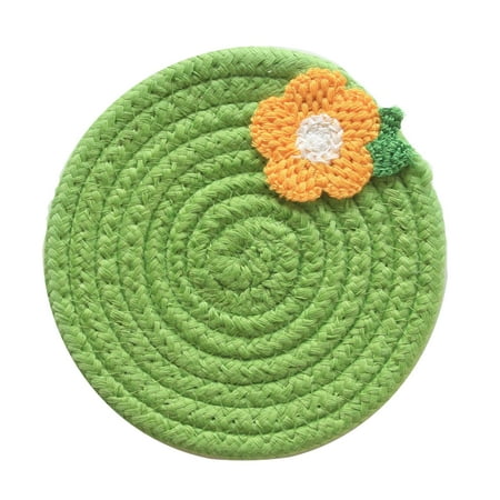 Farfi Hot Pads Washable Heat Resistant Round Durable Braided Woven Coasters for Kitchen (Green 12 cm)
Farfi Hot Pads Washable Heat Resistant Round Durable Braided Woven Coasters for Kitchen (Green 12 cm)